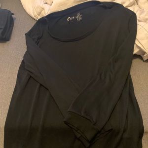 Zyia black BF sweater EUC